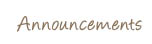 Announcements